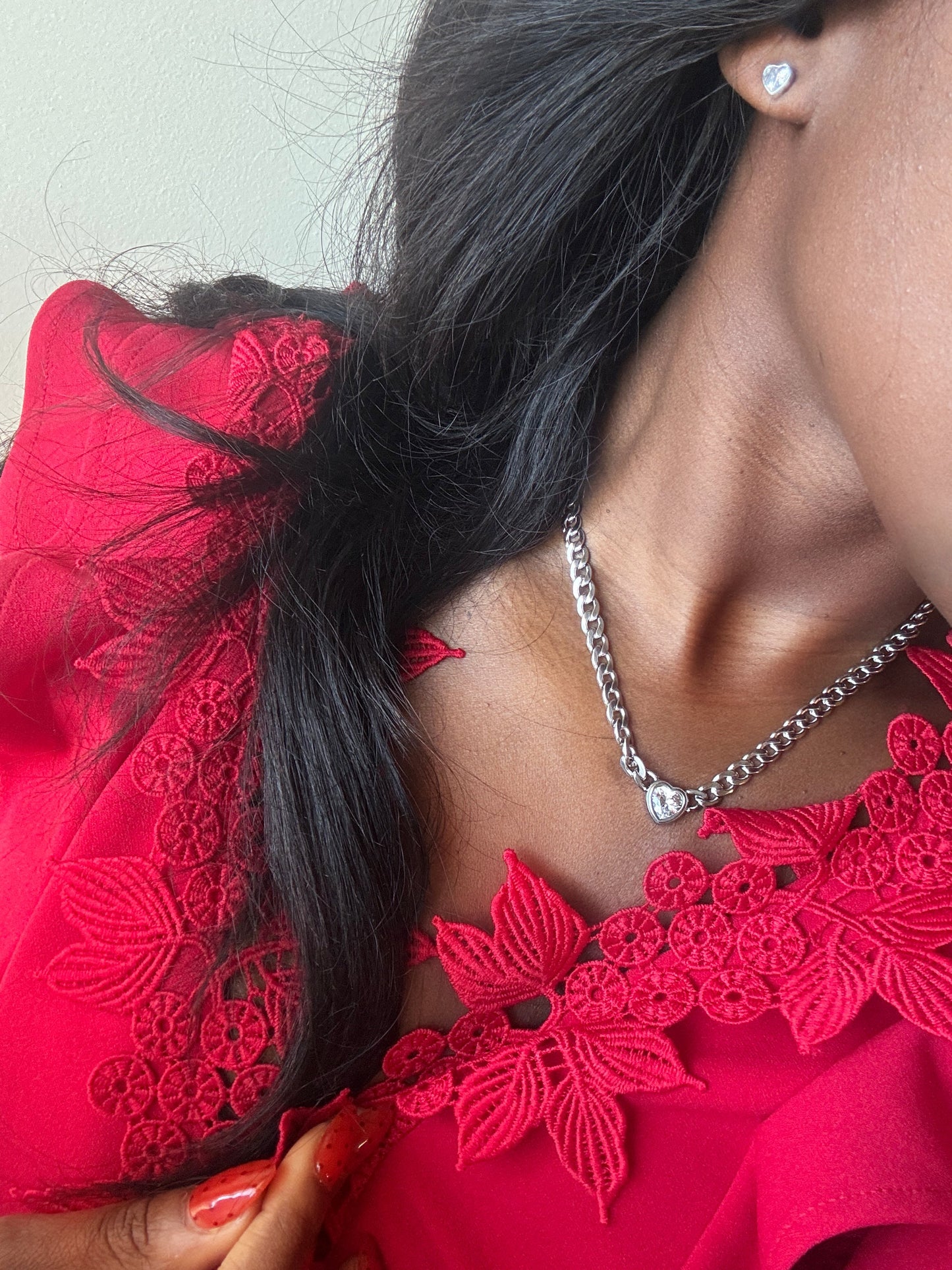 Love Me Heart Necklace Set