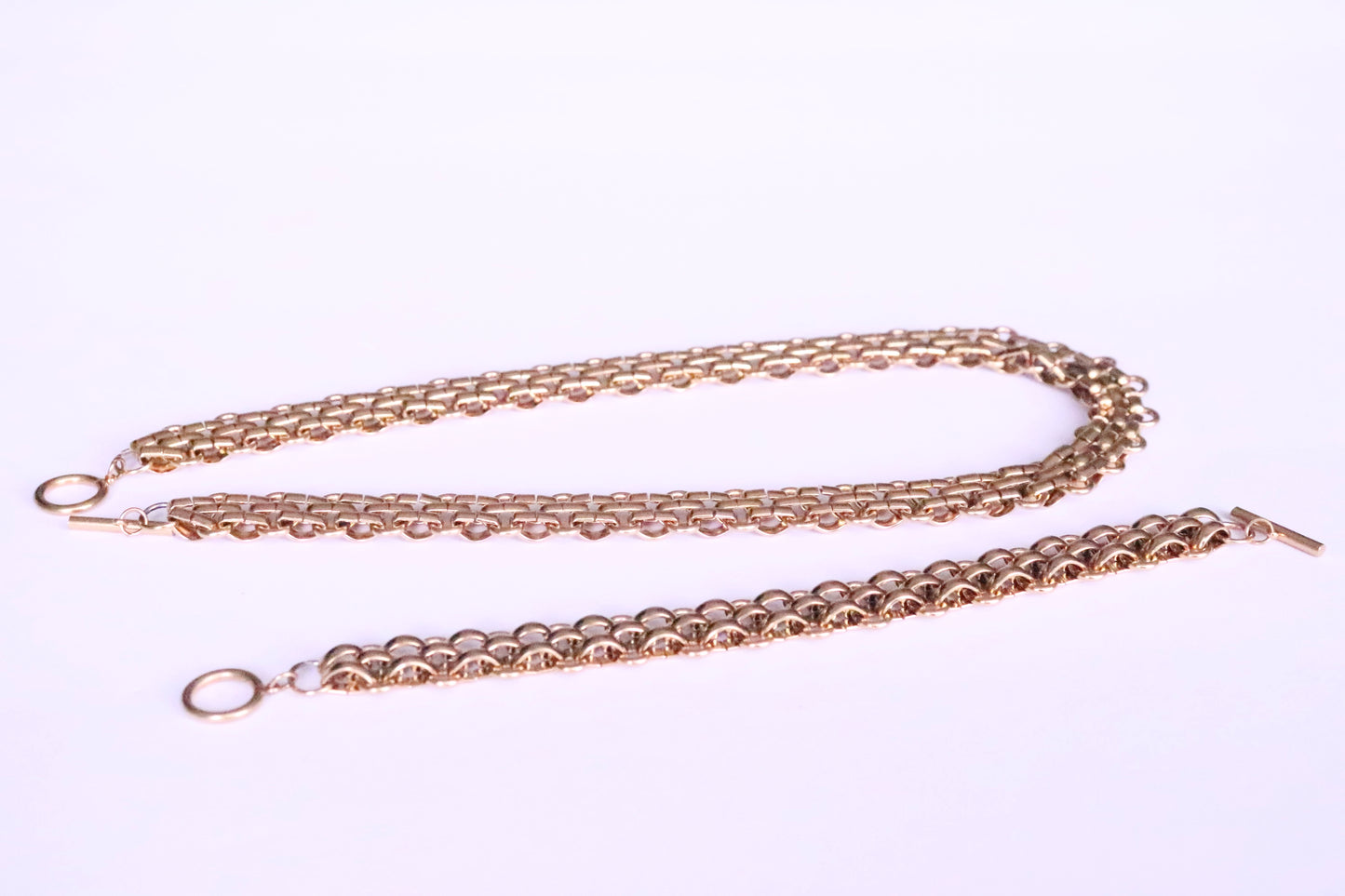 Link Up Necklace and Bracelet Set